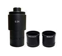 Kit accessori per microscopio Adattatore oculare for obiettivo della fotocamera CCD for microscopio 0,3X for microscopio stereo biologico Vetrini per microscopio (Color : 23.2 30 30.5)