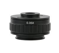 Kit accessori per microscopio C ADAPTER ADAPTER LENS 0.3 5x 0,5x 1x CTV for microscopio stereo trinoculare 25 mm microscopio fotocamera Vetrini per microscopio (Color : 0.35X)