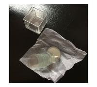 Kit accessori per microscopio Floscopi da 100 pezzi da 100 pezzi di vetro Slimi vuoti rotondi da 14 mm Vetrini per microscopio