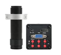 Kit accessori per microscopio IMX307 13MP 1080p HDMI VGA Lente C-Mount Caloscopio Video Microscopio Video PORTATO Luce Vetrini per microscopio (Color : With 130X Lens)
