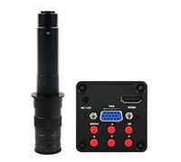 Kit accessori per microscopio IMX307 13MP 1080p HDMI VGA Lente C-Mount Caloscopio Video Microscopio Video PORTATO Luce Vetrini per microscopio (Color : With 300X Lens)