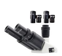 Kit Accessori per microscopio Microscopio Tranocular Testa Monoculare Monoculare Testa binoculare for microscopio Biologico con WF10X WF16X Oculare Vetrini per microscopio (Warna : Trinocular Head)