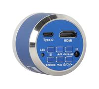 Kit accessori per microscopio Microscopio video HDMI IMX678 UHD 24MP 4K for la riparazione di PCB, la misurazione della saldatura e l'acquisizione di immagini digitali Vetrini per microscopio
