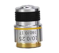 Kit accessori per microscopio RMS 20. 2 mm 4x 10x 40x Lente obiettivo acromatico for biologico Vetrini per microscopio (Warna : 10X)