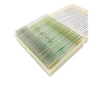Kit accessori per microscopio Slimi for microscopi preparati Pianta animale biologica di vetro for 12 50 100 Vetrini per microscopio (Color : 25 pieces)