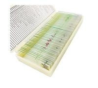 Kit accessori per microscopio Slimi for microscopi preparati Pianta animale biologica di vetro for 12 50 100 Vetrini per microscopio (Color : 50 pieces)
