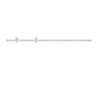 Kit Accessori per Porta Scorrevole 200 cm in Acciaio Bianco