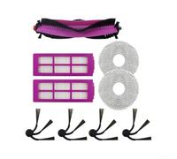 Kit Accessori per Robot Aspirapolvere per midea per v16 Pro per mini per eureka J15 Max Ultra con per spazzola Principale Filtri HEPA Panni per lavaggio Set Completo 9 (9pcs)