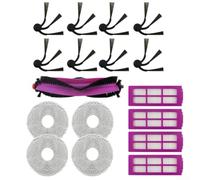 Kit Accessori per Robot Aspirapolvere per midea per v16 Pro per mini per eureka J15 Max Ultra con per spazzola Principale Filtri HEPA Panni per lavaggio Set Completo 9 (17pcs)
