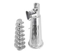 Kit Accessori per smerigliatrici per carne per 5# Albero a vite in lega di alluminio per spremia di pomodoro con manicotto filtro e parti di sostituzione della piastra del