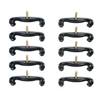 Kit accessori per violino 10 Pz 1/4 1/2 Dimensioni Violino Spalla Resto Gambe Piedi Nero Spalline Sostituzioni Per Accessori Per Violino