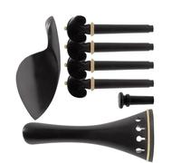 Kit accessori per violino 4/4 Parti Di Violino Accessori Set Di Quattro Pezzi Di Cordiera Cordiera Mentoniera Coda Accessori Per Strumenti A Corda