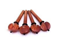 Kit accessori per violino 4 Pz Professionale 4/4.3/4.1/2.1/4 Violino Pioli, Naturale Giuggiola Legno/ebano/palissandro Parti Accessori Raccordi (Color : Brown, Size : 1/4)