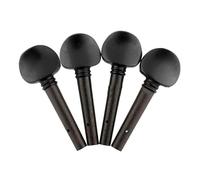 Kit accessori per violino 4 Pz/set Piroli Per Violino In Legno Nero Dimensione 4/4 3/4 1/2 1/4 1/8 Accessori Di Ricambio Per Violino Piroli (Color : 4/4)