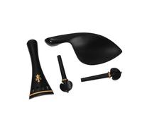 Kit accessori per violino Accessori Per Violino In Ebano 4/4, 3/4, 1/2, 1/4, 1/8 Accessori Per Strumenti Per Violino Pratica Accessori Per Violino In Legno Massello (Color : 1/4)