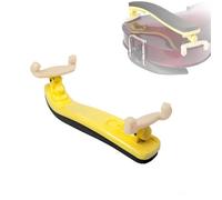 Kit accessori per violino Piedini regolabili in altezza Poggiaspalla per violino in plastica 4/4 3/4, 1/2 1/4 Cuscinetti per poggiaspalla per violino Accessori per parti di violino-Giallo (Color : 1/