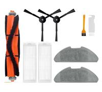 INF Accessori di ricambio per Xiaomi Robot Vacuum Mop 2 Lite/Mop 2 Pro, 1x spazzola principale, 2x filtro, 2x spazzola laterale, 2x panno per la pulizia, 1x spazzola per la pulizia