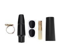 Kit Accessori Sax Tenore, Completo 5 in 1 Professionale, Kit Sax Tenore Completo con Bocchino Cappuccio Ancia Pad Fibbia Metallo for Musicisti Studenti Professionisti Esercizio Concerto Studio