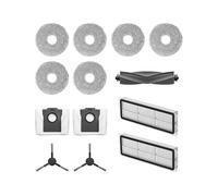 Dreame Kit Accessori per robot L10s Plus Include 6x Panni mop (3 paia), 2x Filtri, 2x Spazzole laterali, 2x Sacchetti raccolta polvere, 1x Spazzola principale, Accessori originali Dreame
