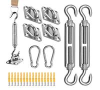 Kit Accessori Vela Sole,Accessori per Vela Robusti - Kit Multifunzione Per Ombreggiatura Per Barca Campeggio Giardino Terrazzo Patio