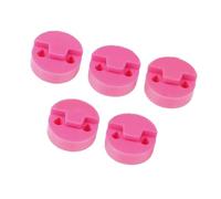 Kit Accessori Violino Set Di 5 Accessori Per Sordine Professionale Per Violino 20 X 20 Mm Gomma Rotonda Nera(Pink)