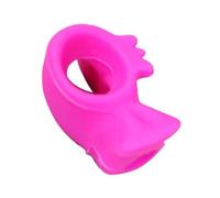 Kit Accessori Violino Strumento Di Allenamento Per Le Dita In Silicone Per Correttore Di Impugnatura Per Arco Di Violino Adatto A Principianti E Adulti(Red)