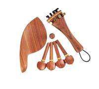 Kit Accessori Violino Un Set Di Accessori Per Violino 4/4 In Palissandro Tra Cui Piroli Cordiera Mentoniera Tiracantini E Cordiera.(W1)