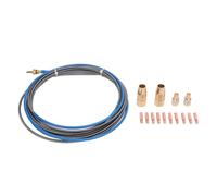 Kit accessorio per pistole per saldatura Mig Punta di ugello di ottone professionale Sostituzione del rivestimento per la rivestimento per la coda di sostituzione per Miller
