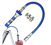 Kit accoppiatore grasso - adattatore per spruzzatori ad alta pressione | accoppiatori adattatori pompa per impieghi pesanti, connettore adatto per spazi ristretti