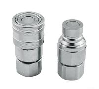 Kit accoppiatore idraulico rapido con valvola compatibile con NPT1/4 3/8 1/2 3/4 per attrezzature mobili e macchinari ((G1/4))