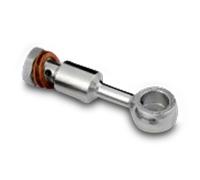 Kit Accossato Vite a 1 Foro + Adattatore + 2 Rondelle in Rame Oro