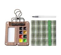 Kit acquerello portatile, kit da viaggio per acquerelli - Kit per pittura ad acquerello leggero Piccolo set di acquerelli | Pratico set di acquerelli tascabili forniture per pittori a