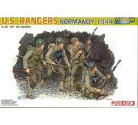 KIT ACTION FIGURE MILITARE DRAGON U.S RANGERS NORMANDY 1944 SCALA 1/35