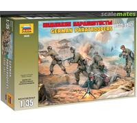 KIT ACTION FIGURE MILITARE ZVEZDA GERMAN PARATROOPERS 1939 - 1942 SCALA 1:35