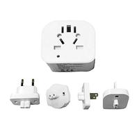 KIT ADAPTADOR DE VIAJE UNIVERSAL (100 PAÍSES) 7HSEVENON ELEC BL.1