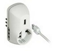 KIT ADATT B3 1 PR. ST TED+2 10A+USB BCO - BTICINO