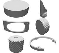 Kit Adattatore Aspirazione Polvere per Affilatrice Parkside Modifica Ricambi 3D