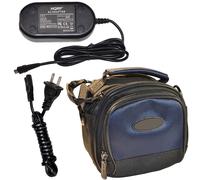 Kit Adattatore Ca E Deluxe Nylon Custodia Per Canon Vixia HF Serie Telecamera