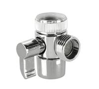 Kit Adattatore Deviatore Rubinetto | Adattatore deviatore un ingresso due uscite for rubinetti lavabo.(JP-3-12)