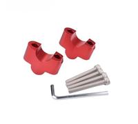 Kit Adattatore Di Montaggio Per Aumento Altezza Manubrio Di 25 Mm Per Triumph Bonneville 1200 Speed Master 2018-2021 compatibile(Rosso)