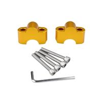 Kit Adattatore Di Montaggio Per Aumento Altezza Manubrio Di 25 Mm Per Triumph Bonneville 1200 Speed Master 2018-2021 compatibile(Oro)