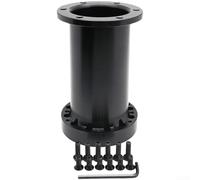 Kit adattatore distanziale per volante da 13 mm, 51 mm, 76 mm, 101 mm, 128 mm, per compatibilità generale del veicolo, fornendo una migliore ergonomia dello sterzo (128 mm)