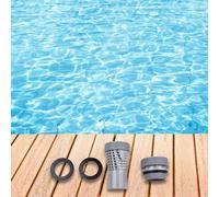 Kit adattatore filtro a sabbia corto lungo 4K8001 per piscine Intex kit connetto