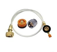 Kit Adattatore Gas per Campeggio Escursionismo Picnic | Conversione per istantanea baionetta- per vite, compatibile EN417, flusso gas stabile, installazione rapida attrezzi