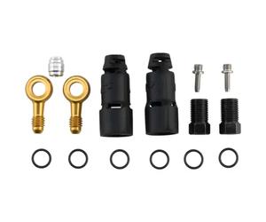 Kit adattatore idraulico Jagwire Pro Quick-Fit Adapter-Avid XX SRAM® Guide Ultimate, Guide RSC B1, RS B1, R B1; Avid® XX World Cup 2010-2011 Noir