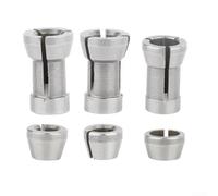 Kit adattatore mandrino pinza professionale 6 mm, 6 35 mm, 8 mm compatibilità per incisione, acciaio al carbonio per un uso duraturo (adattatore 6PC)