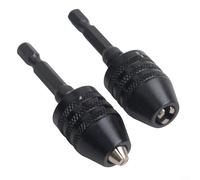 Kit adattatore mandrino senza chiave, include due adattatori per cambio rapido della punta a 0 3 6 5 mm (B)