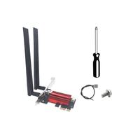 Kit Adattatore PCI-e WiFi 7 QCNCM865 9256 Mbps BT5.4 Tri Band 2.4G/5G/6GHz per Rete Wireless Desktop per Win10/11