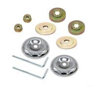 Kit adattatore per decespugliatore per tosaerba a benzina, spazzola metallica di ricambio resistente con dado di bloccaggio da 25,4 mm, strumento per la manutenzione del giardino (G)
