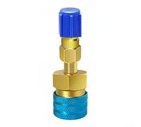 Kit adattatore per R1234YF a R134A, accoppiatori rapidi per sistema di climatizzazione auto, connessioni laterali alte e basse, costruzione in ottone (bassa tensione)